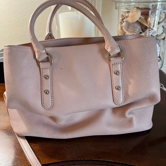 Kate Spade Larchmont Avenue Blush Evangeline Satchel Bag - Picture 4 of 14